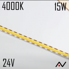 Ruban 24V blanc neutre 4000K 15W COB FC 