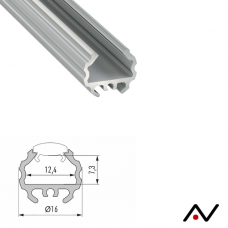 Profilé de surface type MICO aluminium 2 Mètres